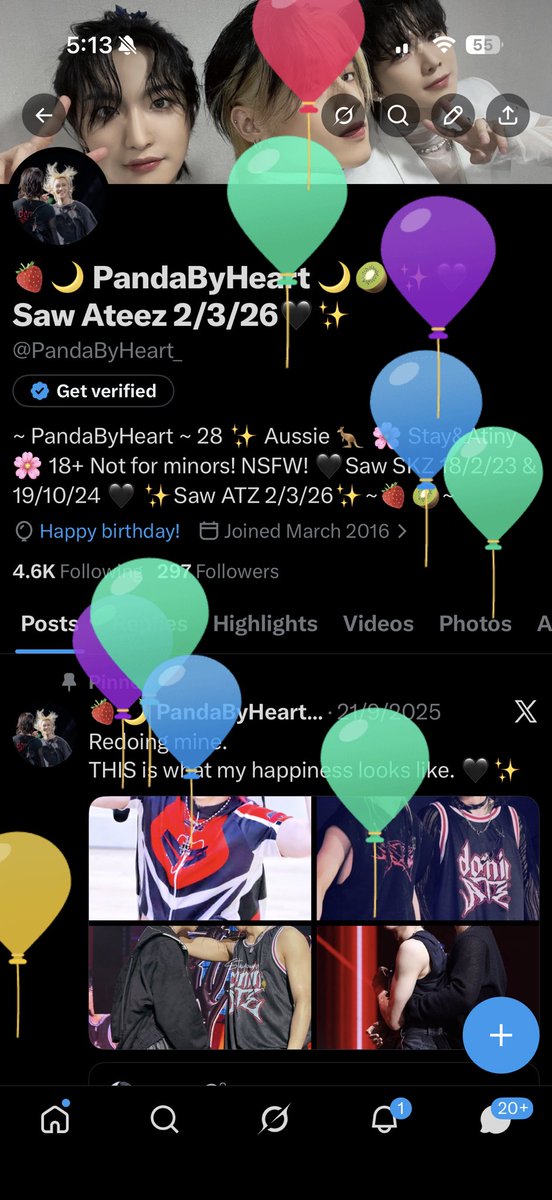 🍓🌙 PandaByHeart 🌙🥝 ✨🖤 Saw Ateez 2/3/26🖤✨ tweet media