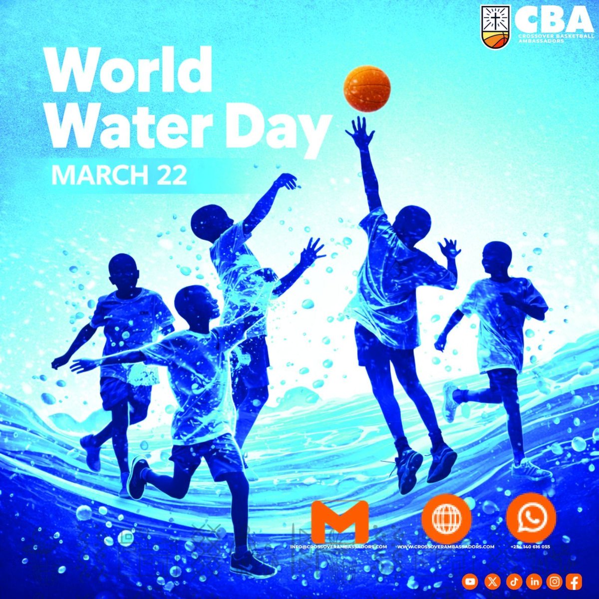 CBAmbassad0rs's tweet photo. On this special day, we’re reminded that just like water gives life, every opportunity, every moment at CBA is shaping and renewing young lives. John 7:38 ✨🏀
#CBA https://t.co/8Ea98tyAty