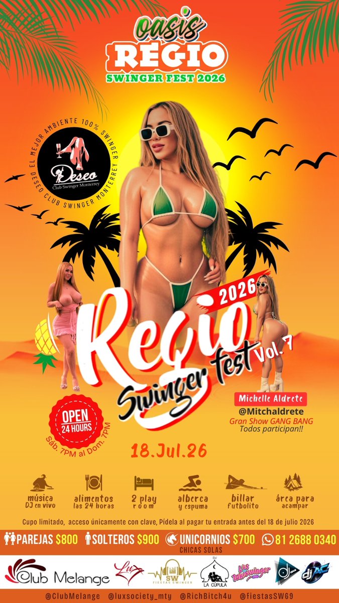 Deseo club Swinger Monterrey tweet media