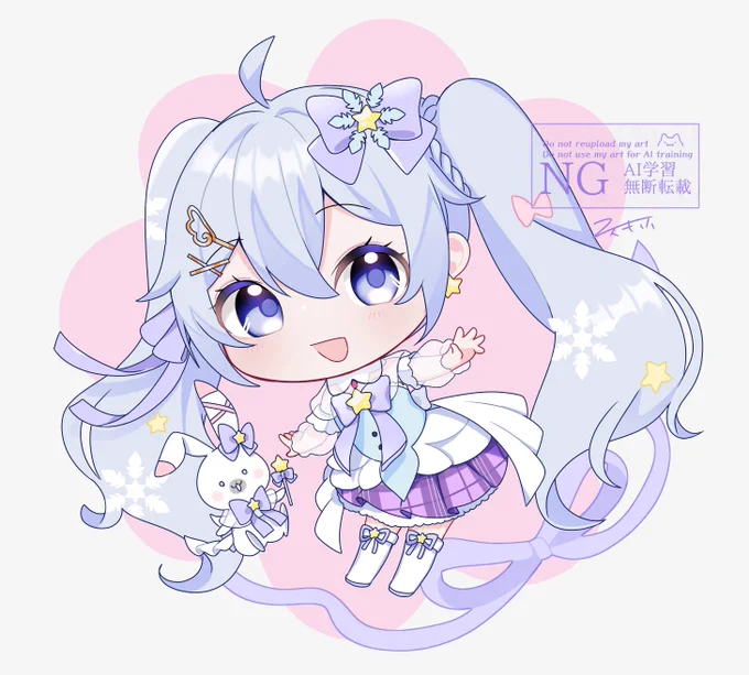 きゃわいい雪ミクさんを 描かせていただきました ありがとうございました