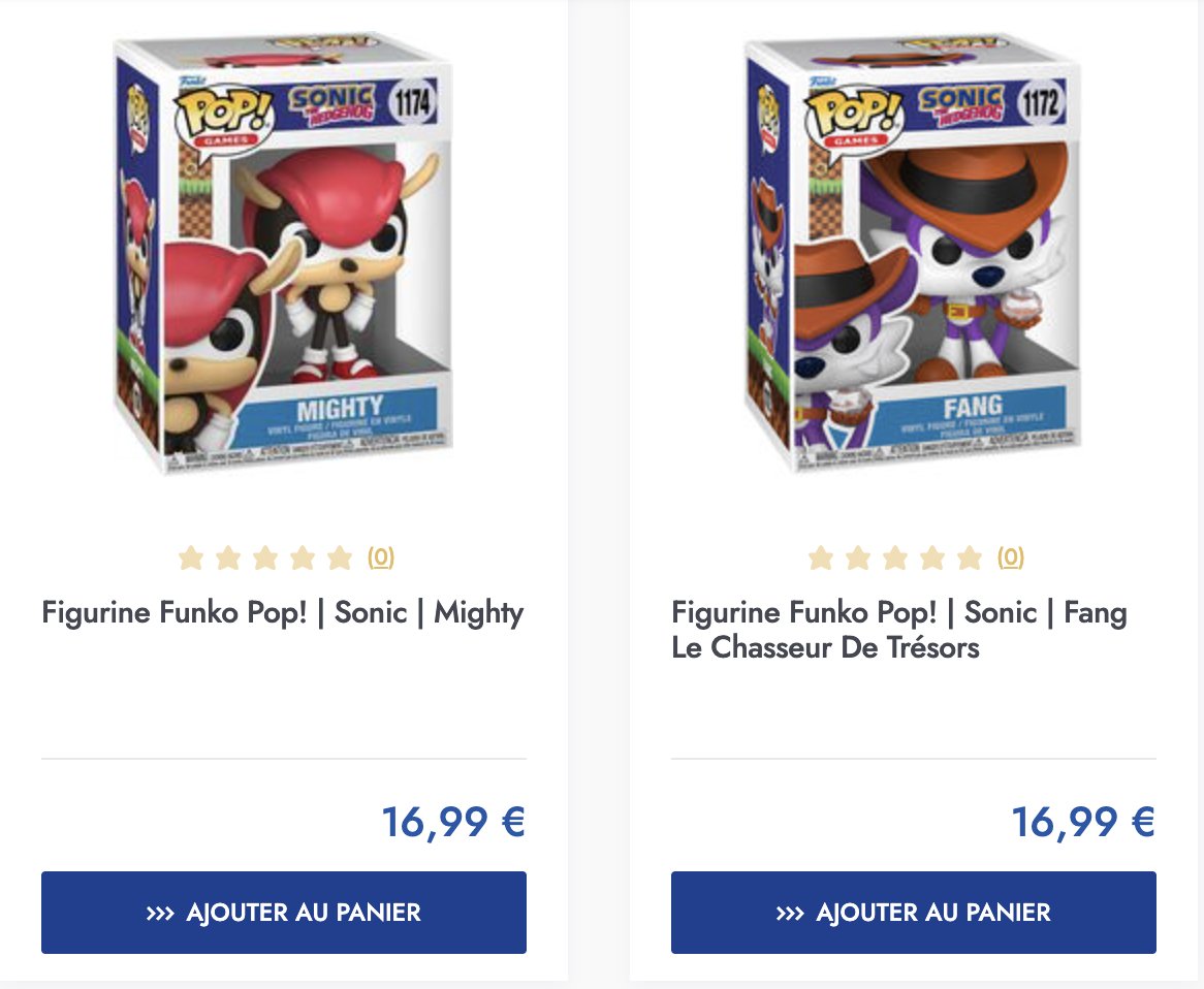 TeamPopFr's tweet image. Deux nouvelles figurines Funko Pop inspirées de la saga Sonic the Hedgehog font leur apparition chez Micromania au prix de 16,99€.

📦 Disponibles dès maintenant : xht.micromania.fr/?P3CB05892AB16…

#FunkoPop #Sonic #Micromania #Gaming #Collection #PopCulture #TeamPopFr
