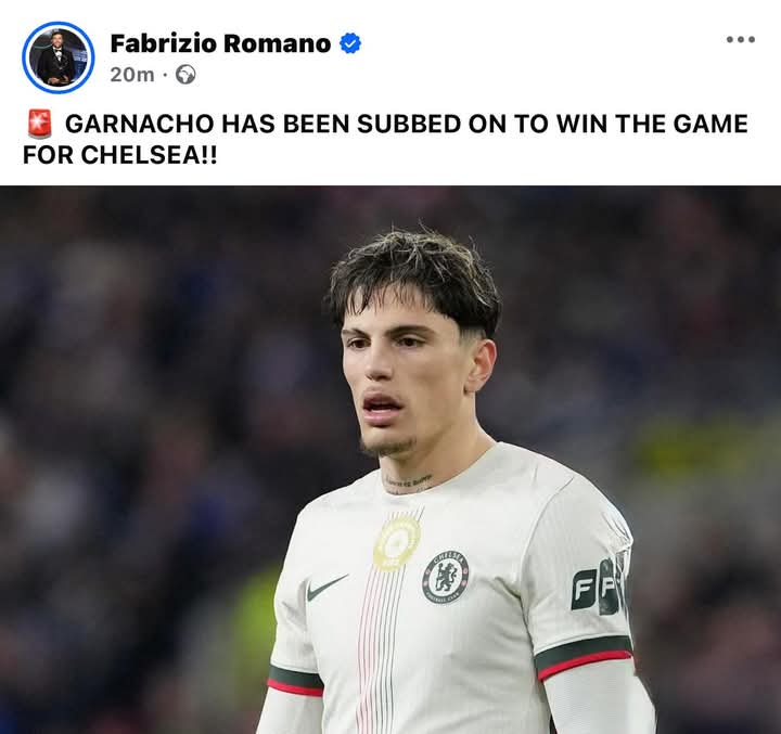 Fabrizio keeps exposing himself as Manchester United fan. This is a typical Man United fan troll post. 😭🤌🏻

Every Utd fan will take a swipe at Garnacho! Fabrizio couldn’t even pretend a little. Because how do you explain this kind of banter 😂💔