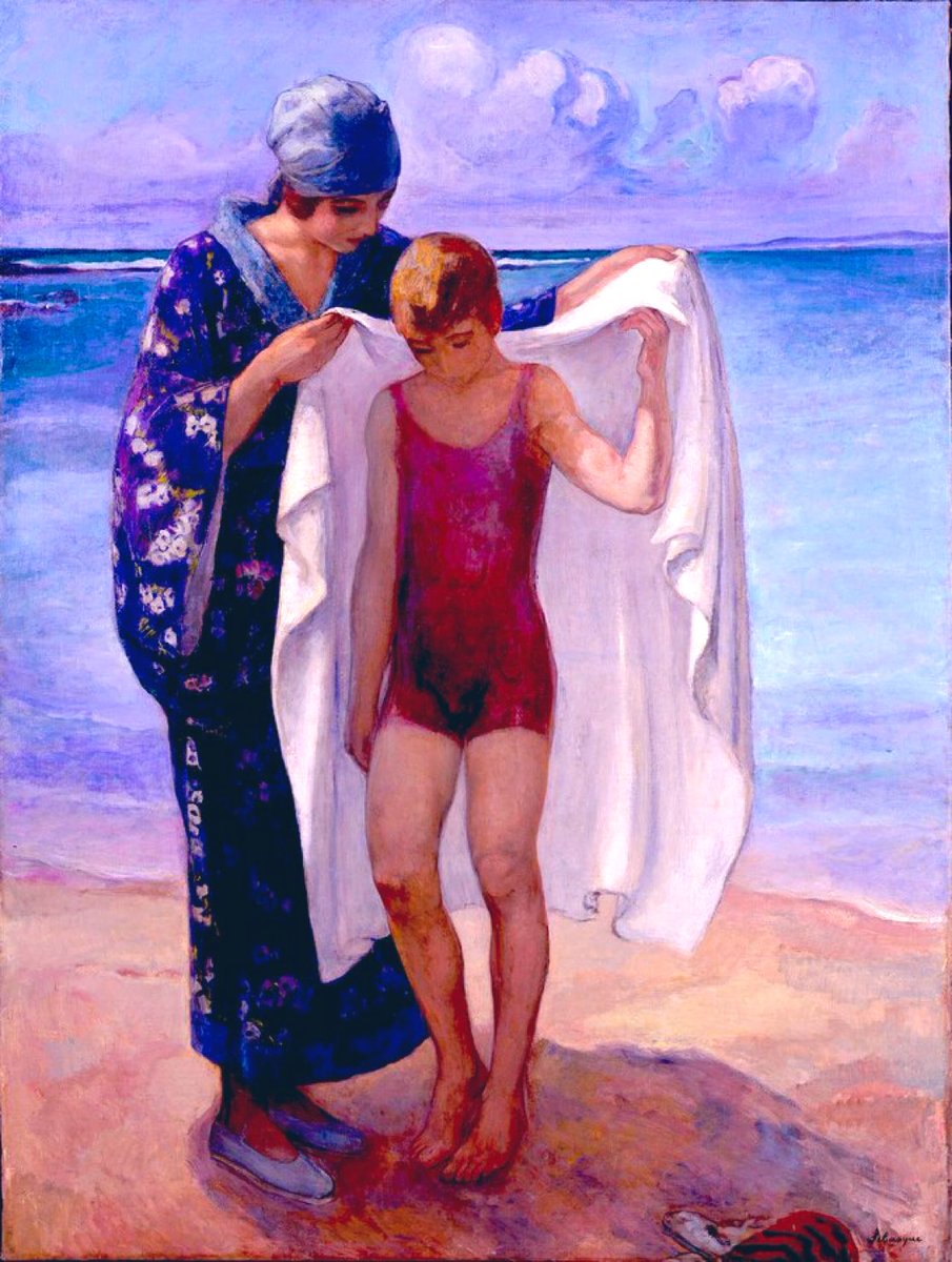 Dominiquepucini's tweet photo. Henri #Lebasque
La Sortie de Bain, Prefailles, 1922.
#peinture https://t.co/Ad1y4mzSN3