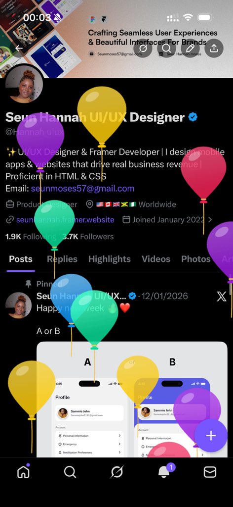 Seun Hannah UI/UX Designer tweet media