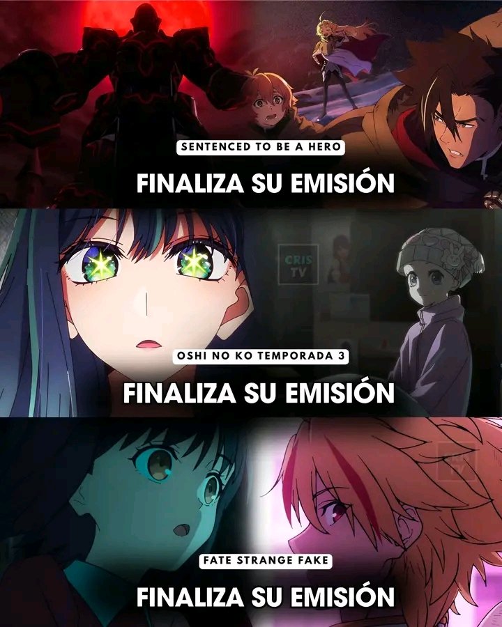 LestatDVampir's tweet image. Se nos van 6 de los grandes de lo que fue el inicio del año..expectacular año este para el anime #AnimeLovers #anime2026