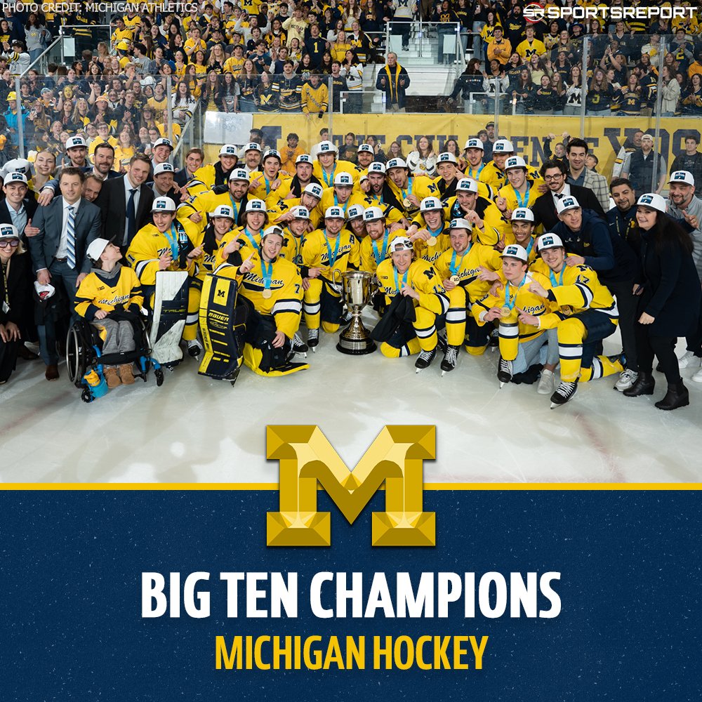 SRWolverines's tweet photo. Big Ten Tournament 𝐂𝐡𝐚𝐦𝐩𝐬!! https://t.co/DVTEcwdIhO