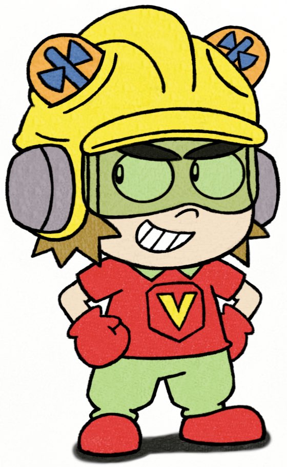 JJSponge120's tweet photo. I remastered 9-Volt in my own style for WarioWare’s anniversary! 🥳 #9Volt #Gamer #WarioWare #Wario #Nintendo #Birthday #Anniversary #Gift https://t.co/MpnGBbSKuq
