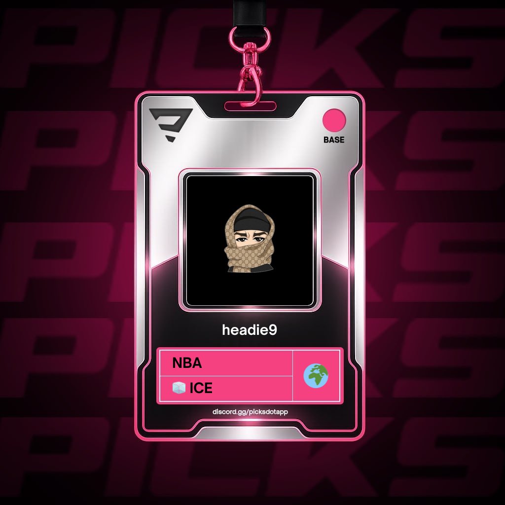 headieluck's tweet photo. you already know who's going over on goals tonight.
@Picksdotapp lets you turn that conviction into up to 30x with real player stats settled onchain.
i'm card #Pick-05328.
stop watching for free → https://t.co/ZEc019tPds https://t.co/0CjyTyEszz
