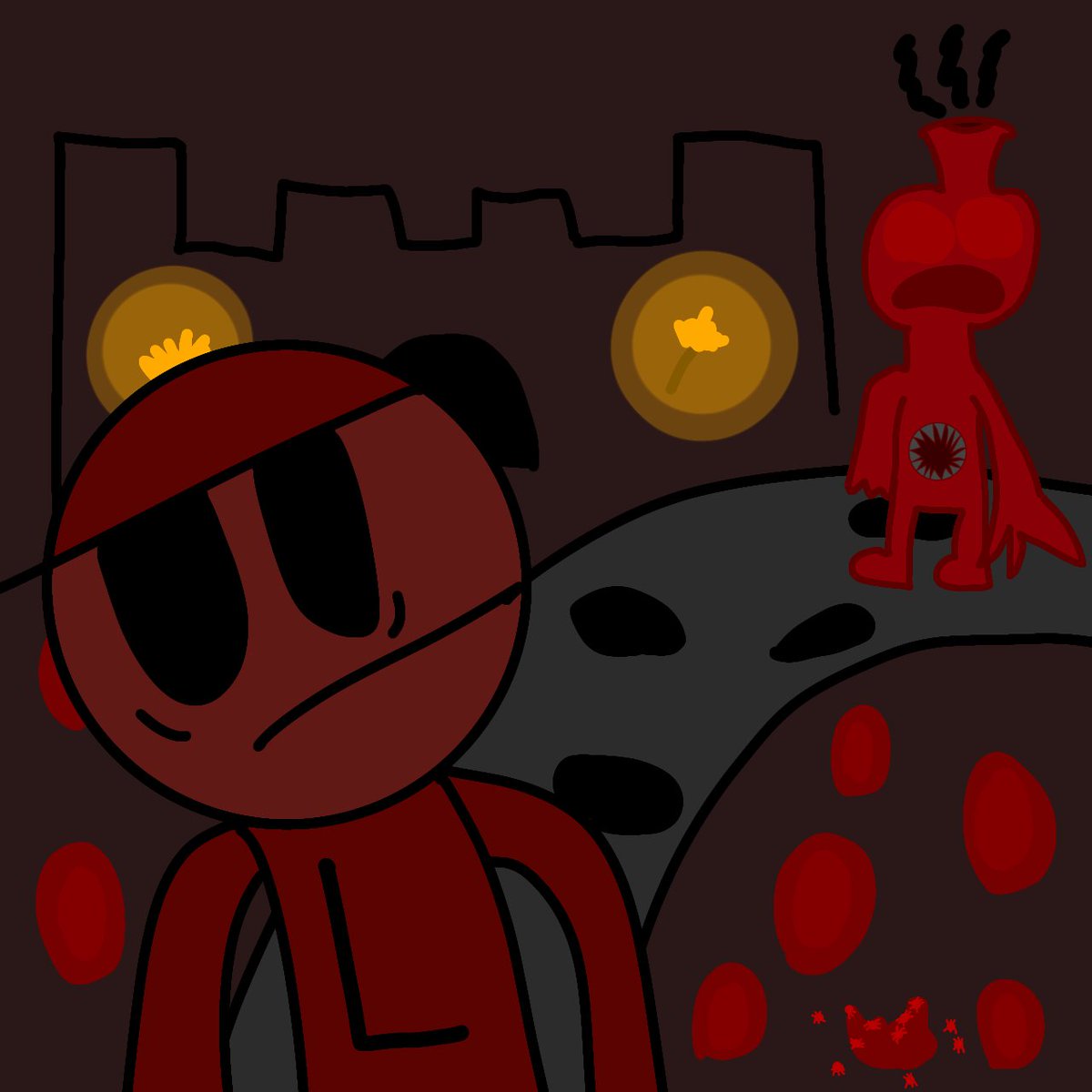 RichyDrawz's tweet photo. "He Might Be In Here Lucas" 

Lucas Will Return in The Living Code 2

Coded Spiders New Comer in The Living Code 2

/&amp;÷   %<!=#>!, New Comer in The Living Code 2 https://t.co/vqJsVrjbNE