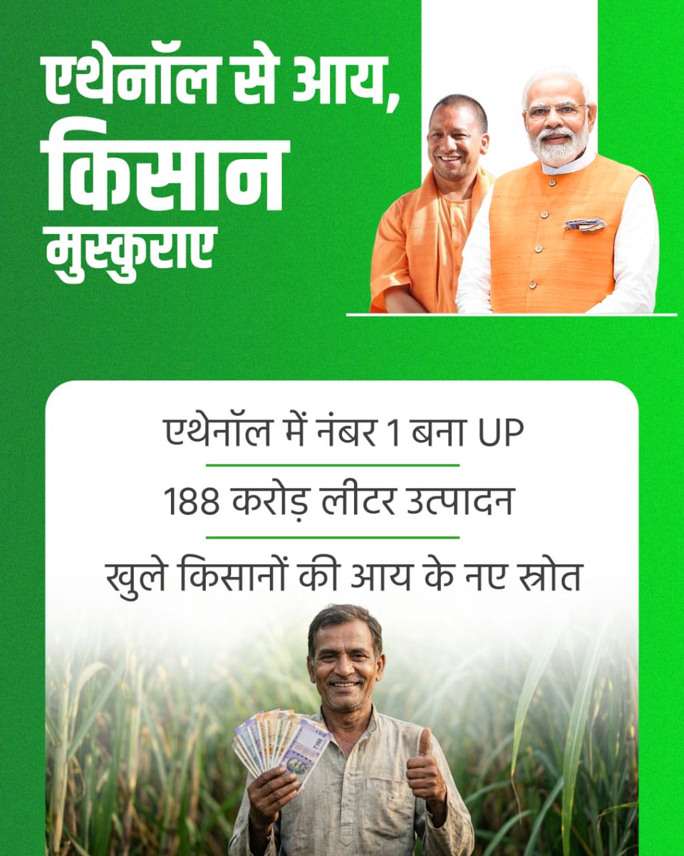 From financial assistance to modern agricultural reforms the Yogi Govt has consistently worked towards improving the lives of farmers Today every किसान feels more secure supported and empowered to grow
YogiGovt Strengthening Farmers
#9YearsOfKisanSamman