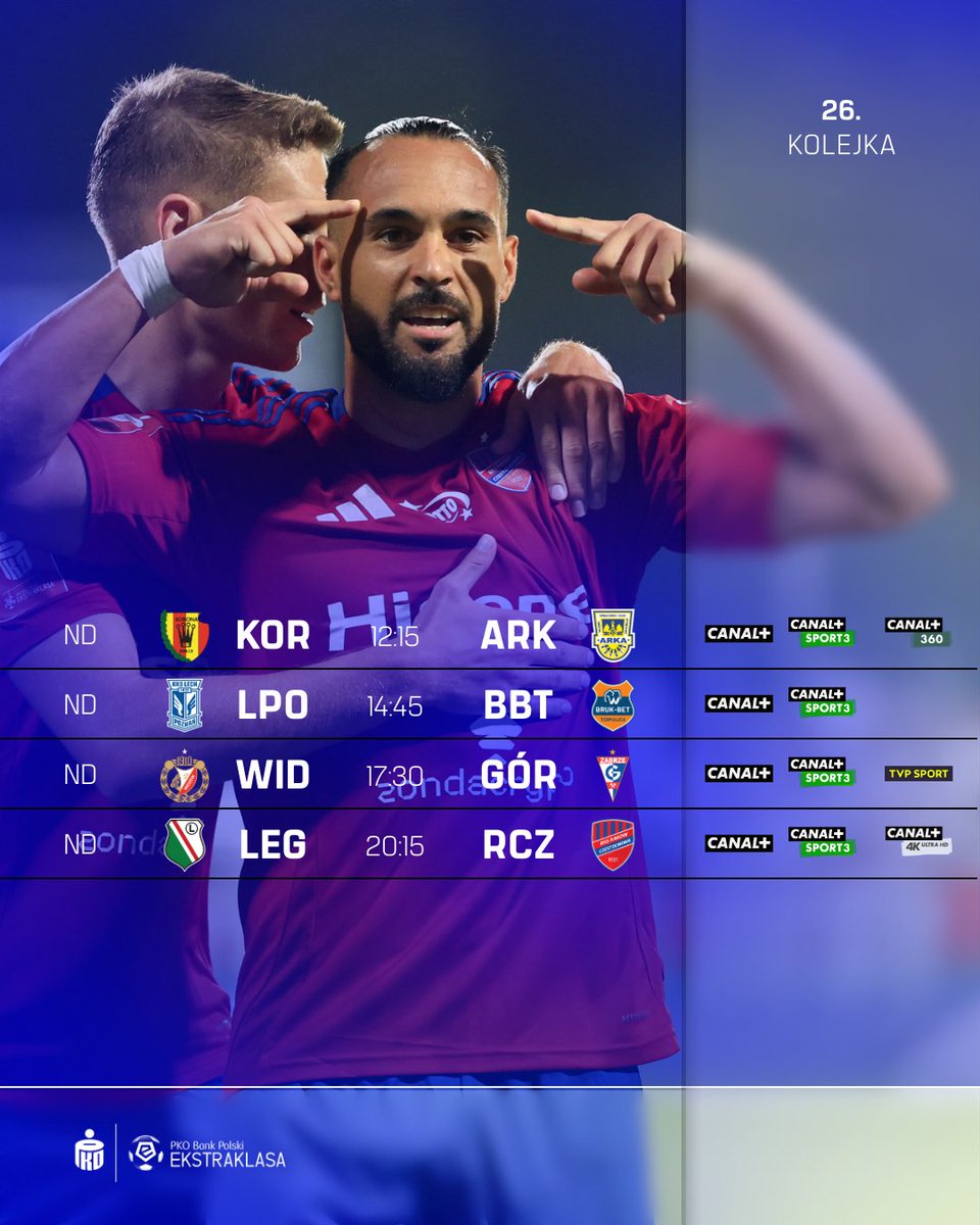 _Ekstraklasa_'s tweet image. Tyle emocji jednego dnia 🥰

👉ekstraklasa.org/aktualnosci/22…

#KORARK #LPOBBT #WIDGÓR #LEGRCZ