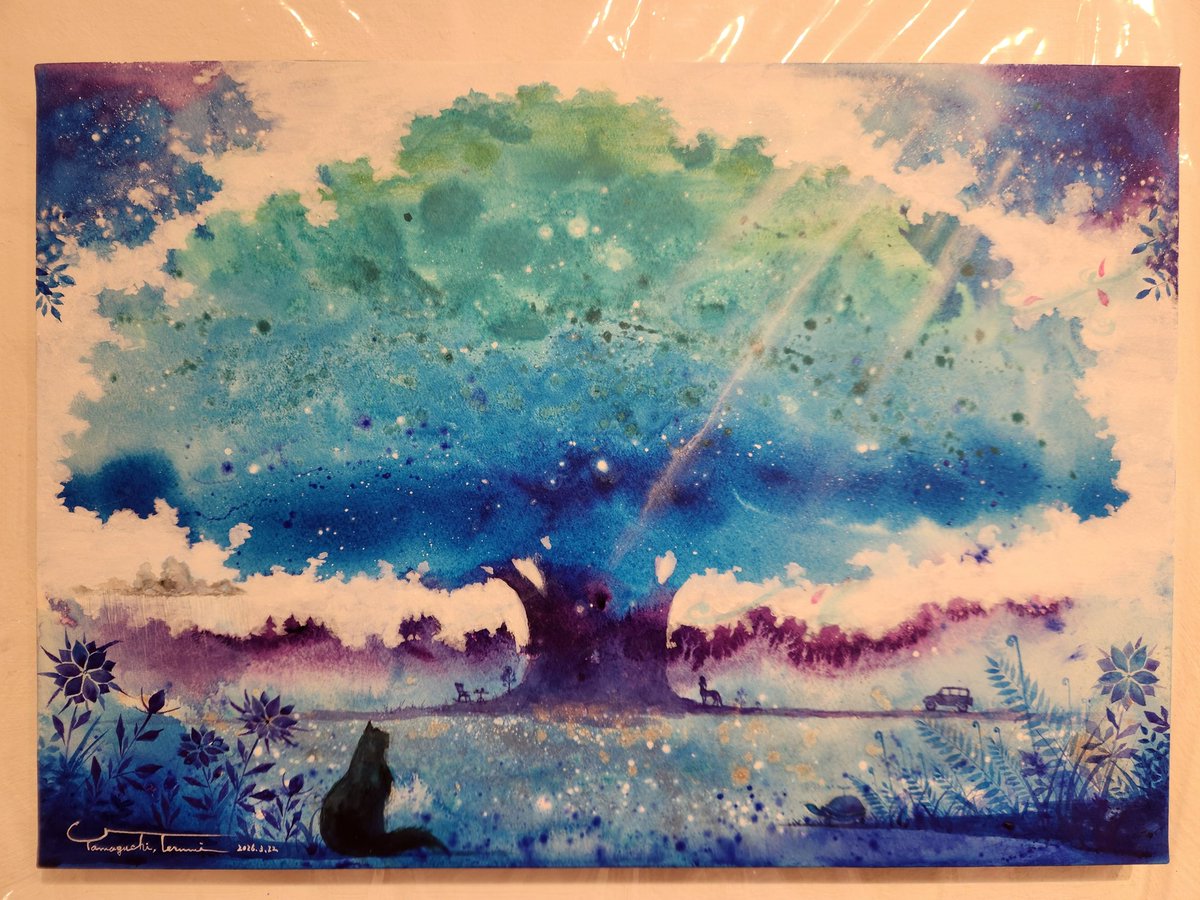 #幻想翠夢展
ライブペイント

題材は記念アンソロジー #幻翠迷宮標本 ならびにBGM｢希求の丘｣より

山口瑛未(<a href="/yama_terumin/">山口瑛未@星ノ樹</a>)