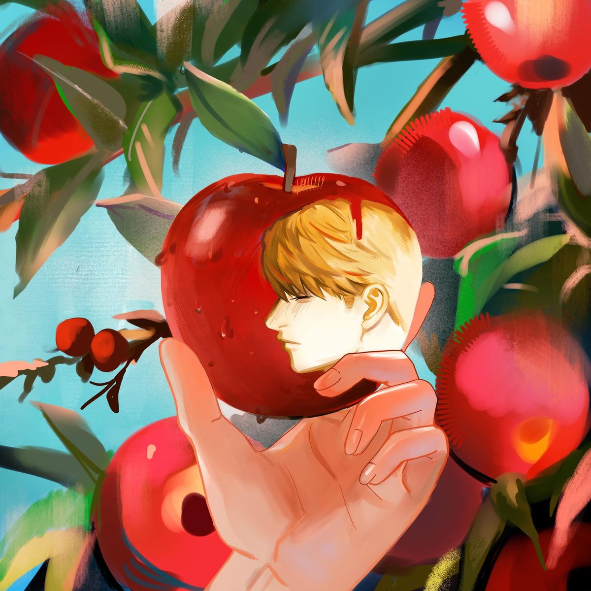 飯粒🍎🍏煩惱如何征服英俊少俠 tweet media