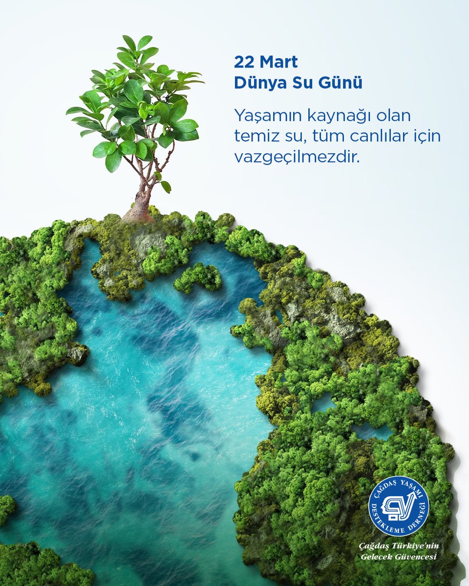 Yaşamın kaynağı olan temiz su, tüm canlılar için vazgeçilmezdir. Su kaynaklarımız hızla tükenirken bilinçli tüketim artık bir seçenek değil, zorunluluktur. 22 Mart Dünya Su Günü'nde suyun değerini unutmayalım ve onu korumak için harekete geçelim! 

#DünyaSuGünü 
#GelecekGüvencesi