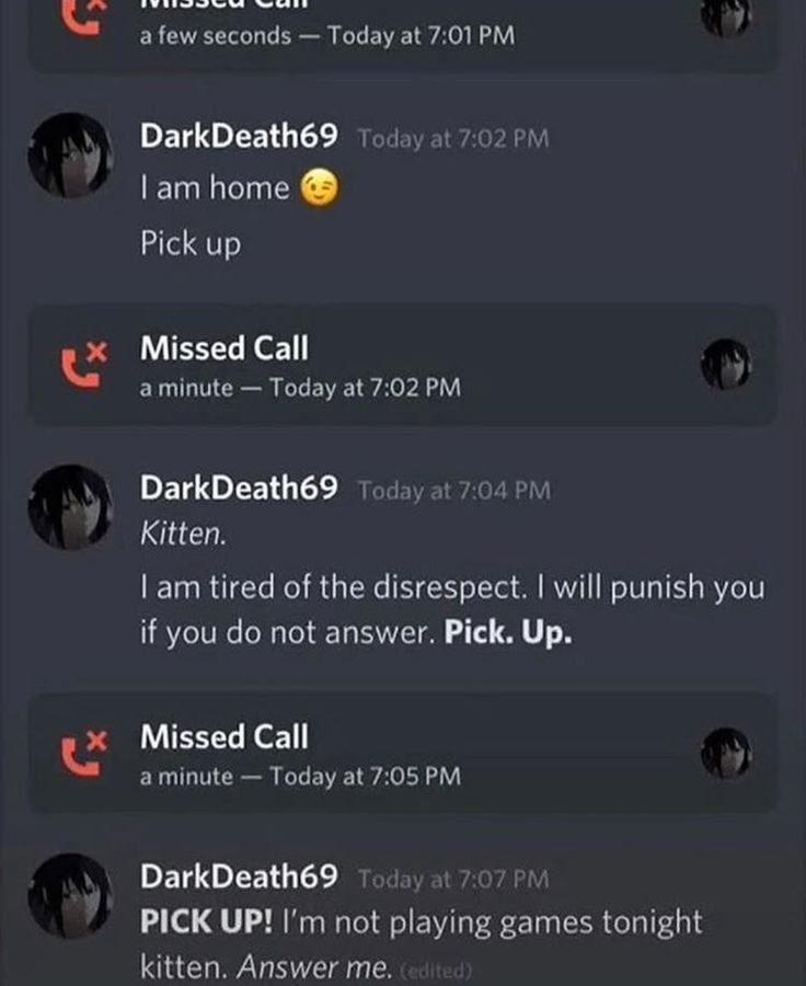 Discord Messages With Threatening Auras tweet media