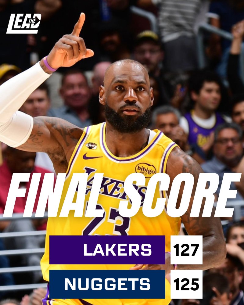 Lakers Lead tweet media