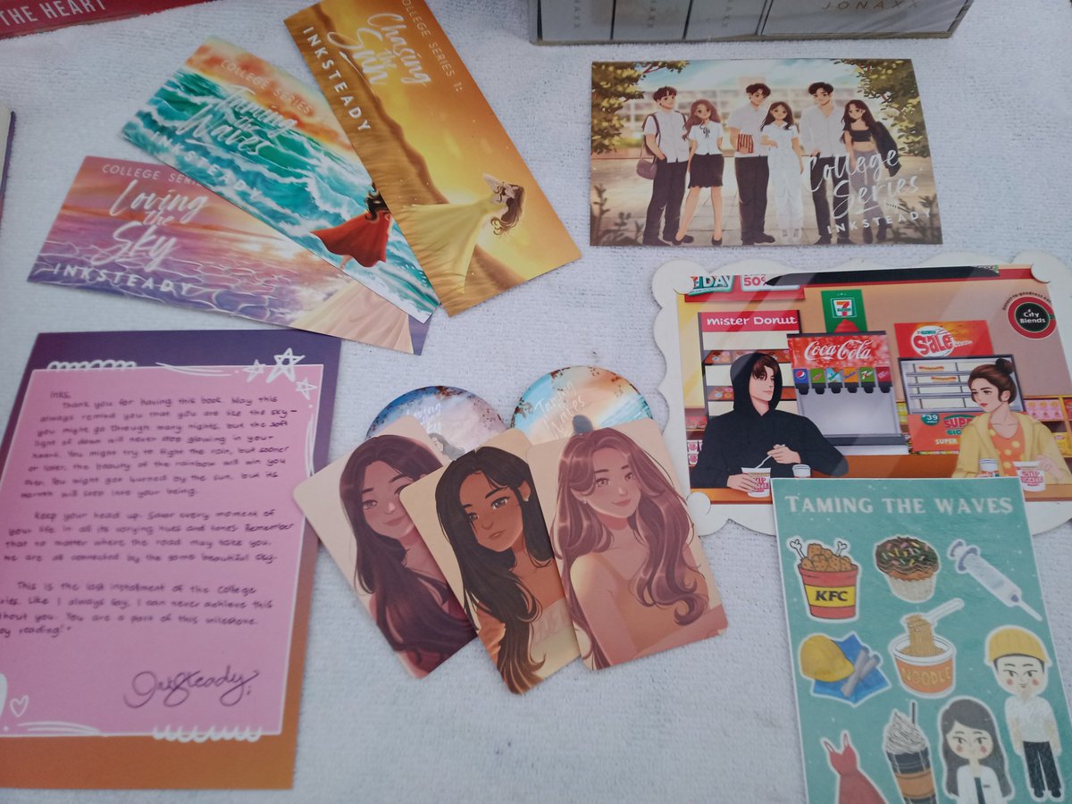 InkReadibleChpt's tweet photo. FOR SALE‼️
lfb wts

🌷COLLEGE SERIES premium (as set)

#inksteady #collegeseries #forsale #lookingforbuyer #wattpadbooks #chasingthesun #lovingthesky #tamingthewaves https://t.co/euk9Fju14f