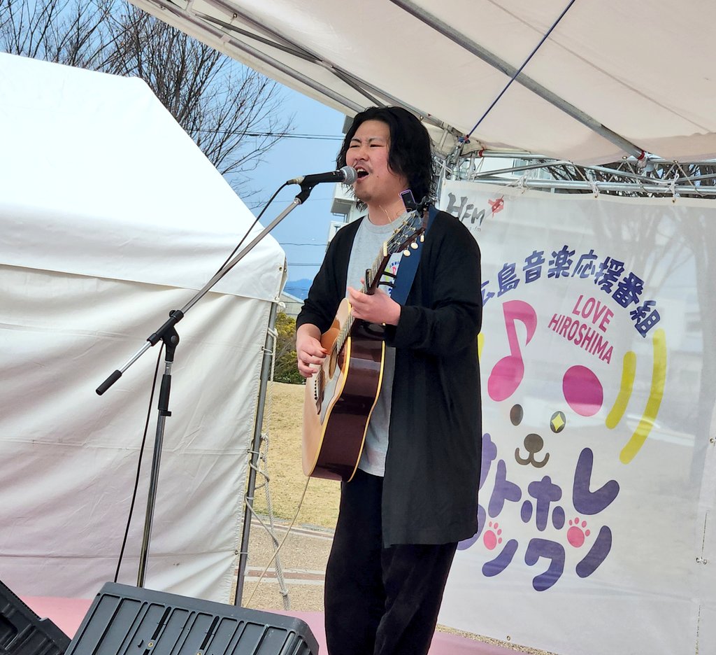 hfm_otohore's tweet image. #ポチフェス2026
#pyas #KEISUKE 　

もりあがってる🐶💓🎵
#広島みなとフェスタ さぶすてーじ！