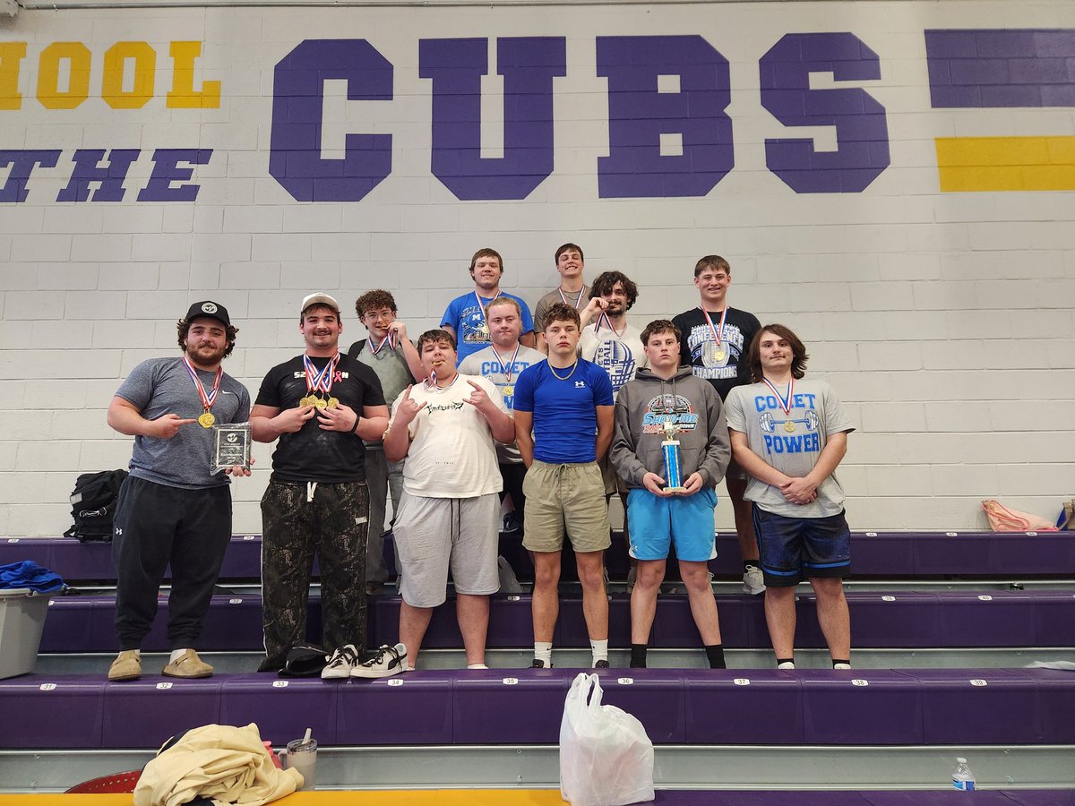 bigwaggs_66's tweet image. 2026 State Powerlifting meet is done and dusted! Our girls are BACK to BACK State Champs!! And our boys improved on last year's placing, moving up to 3rd! 9 individual state records, 4 individual state champions, and a lot of heavy weight lifted! Go Comets! #WeakThingsBreak
