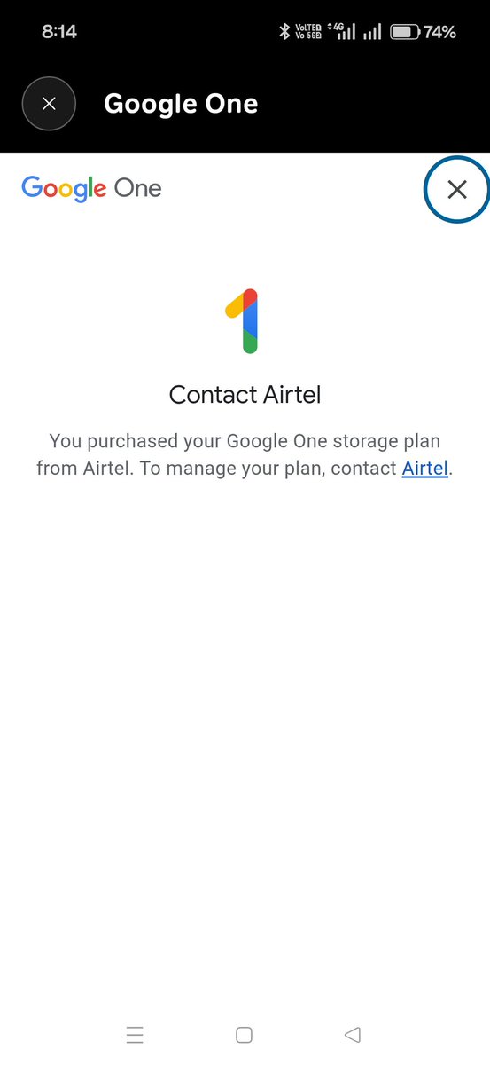 iamitsuravi's tweet photo. @airtelindia please fix this issue. I am unable to upgrade and buy more storage on google one. https://t.co/D4yeRUTQuH