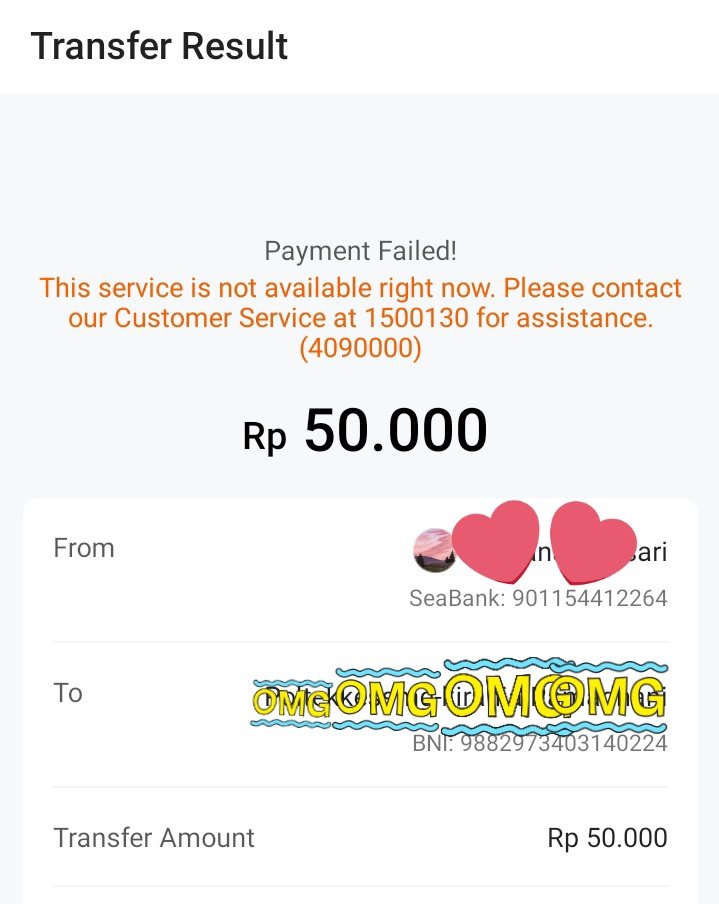 yellounjun's tweet photo. @BNICustomerCare 
Halo min ini gimana ya? Udah nyoba pake semua bank tetep ga bisa, nyoba pakai BNI jg ga bisa https://t.co/sf7jasNrNG