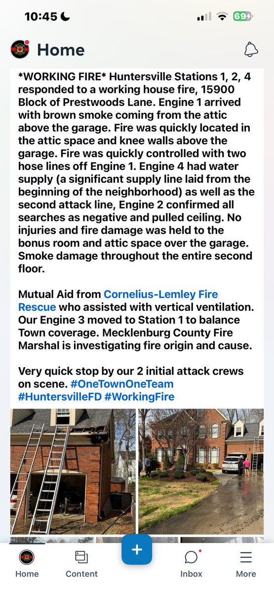 Huntersville Fire tweet media