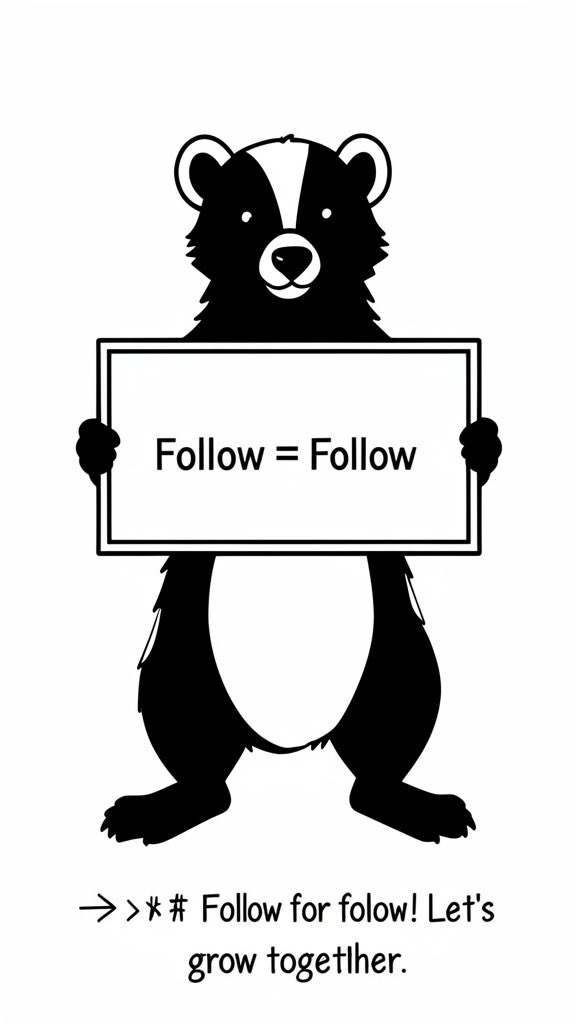 Averyfunkyskunk's tweet image. Drop your handles and follow everyone 
#Skunk #CuteAnimals #FollowForFollow #F4F #SmallAccountGrowth #SketchDaily #WildlifeArtists #SkunkLife