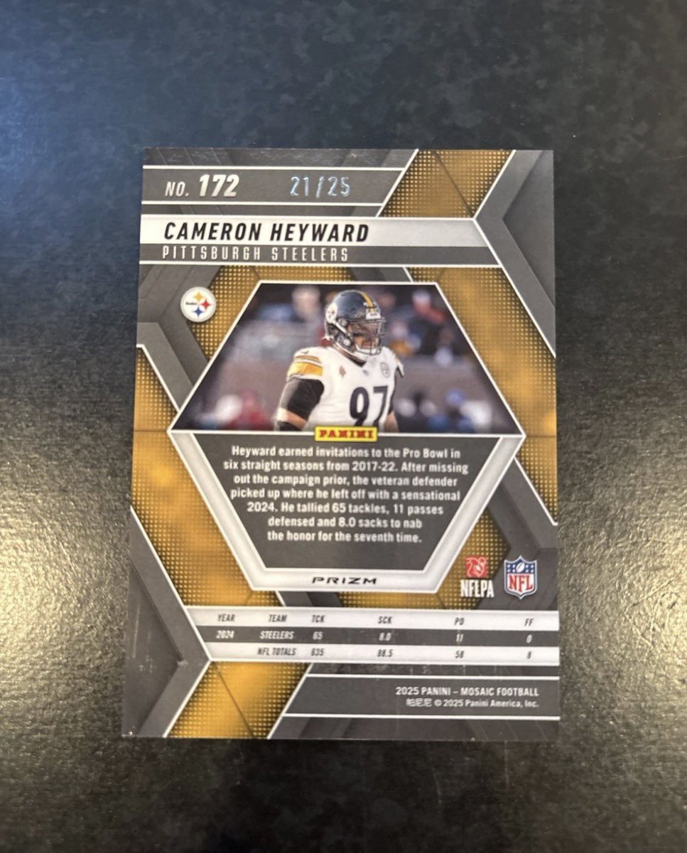 115brycee's tweet photo. cam heyward numbered to 25🔥

https://t.co/7r1cplEvNL https://t.co/KaQIpPYO5T