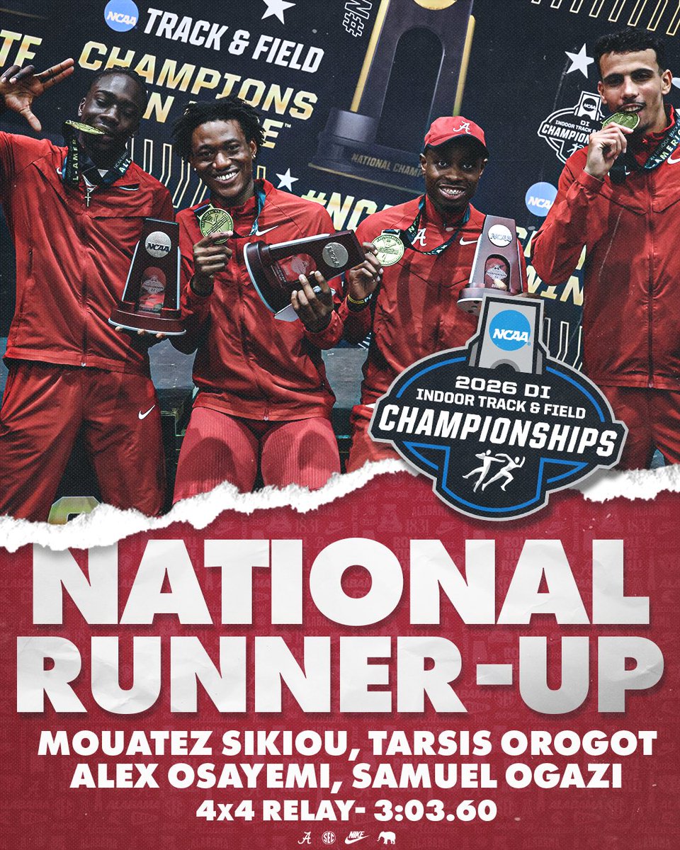 Alabama Track & Field tweet media