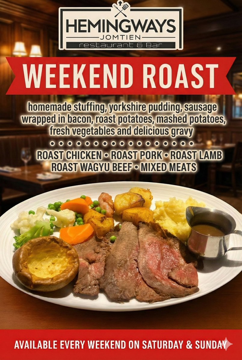 Hemingways • Jomtien tweet media