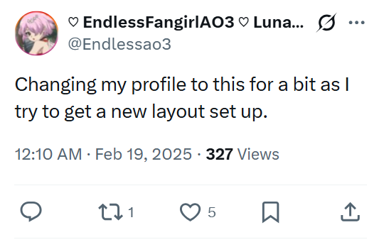 ♡ EndlessFangirlAO3 ♡ Luna's Partner tweet media