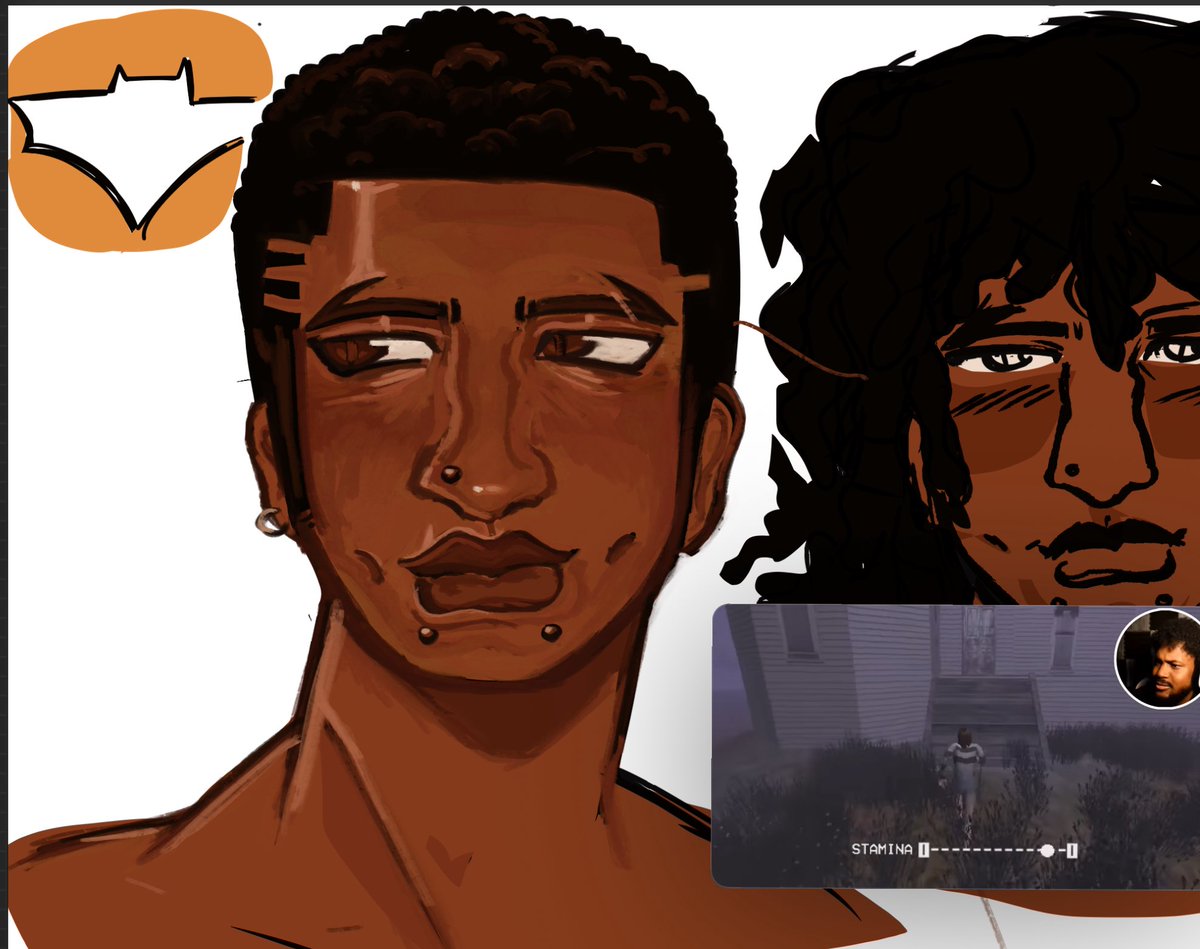 superb_stellar's tweet image. Here’s two WIPs. He’s cute💛💛💛