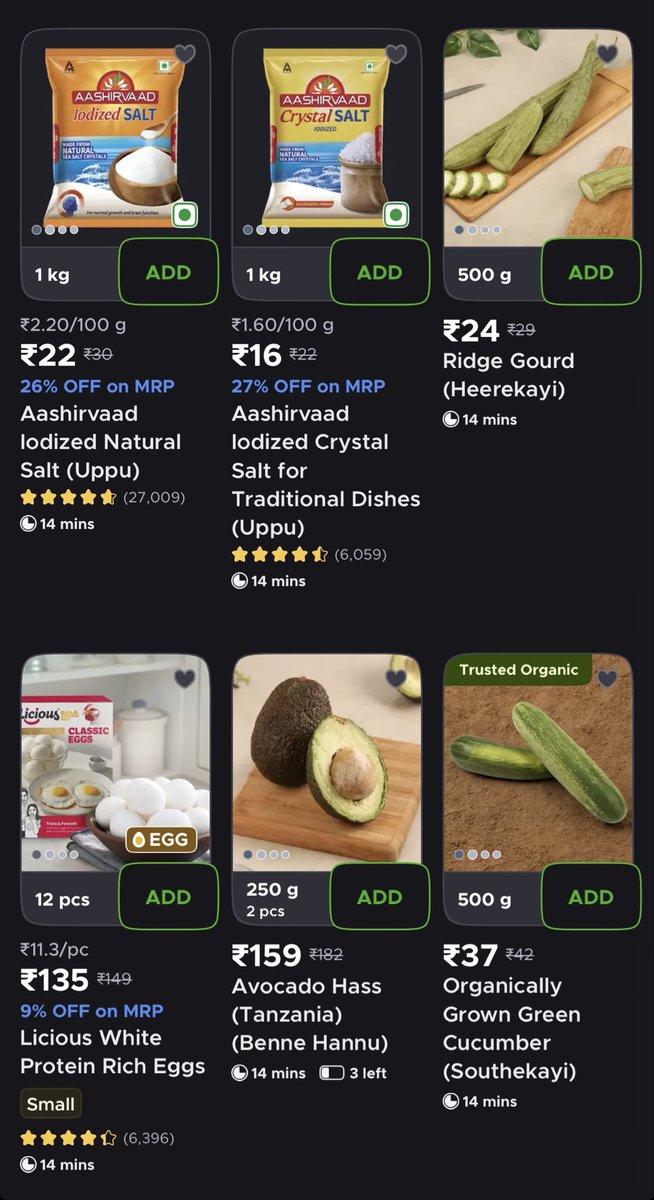 NaanuManjunatha's tweet photo. Blinkit provides Kannada titles in their product catalog. Thank you @letsblinkit Akki Hittu, Heerekayi, Eerulli, Tuppa, Uppu, Southekayi, Menasinakayi connects easily while ordering. Please include it in your catalog. @amazonnow @flipkartsupport @AmazonHelp #ServeInMyLanguage https://t.co/aHBaGXchwb