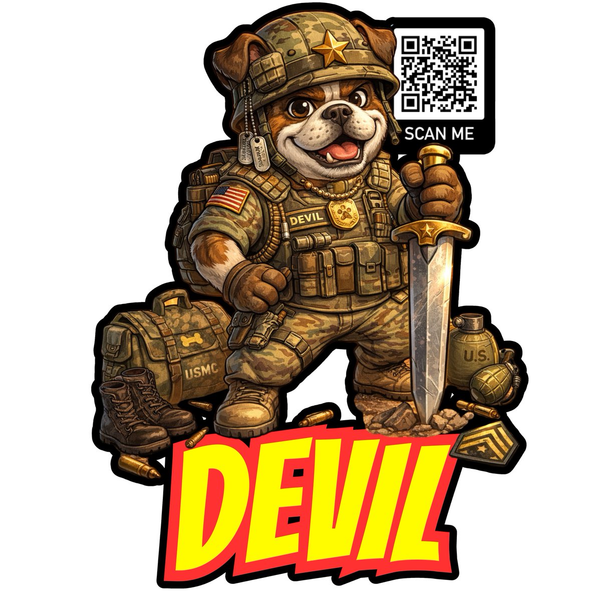 smartslaps's tweet photo. 🇺🇸🐶🪖 MEET DEVIL THE DEVIL DOG
The newest guardian in the SmartSlaps™ Universe

Today we proudly welcome a new protector to the Public Safety Heroes.

Devil the Devil Dog stands for service, duty, discipline, and defending freedom.

While Leo protects our communities,
Fernley fights the flames,
and Reno saves lives in emergencies…

Devil represents the brave men and women who protect our nation.

From the Army 🪖
Navy ⚓
Marine Corps 🦅
Air Force ✈️
Coast Guard 🛟
Space Force 🚀

Devil honors every service member who has ever stepped forward and said:

“I’ll stand watch.”

These heroes protect the freedoms we enjoy every day.

And now their spirit lives on inside the SmartSlaps™ Universe, helping teach the next generation about courage, teamwork, sacrifice, and service.

⭐ Devil’s message to students:

“Freedom stands because brave hearts choose to serve.”

🚨 PUBLIC SAFETY HEROES

The team protecting our communities now includes:

🚓 Leo the Law Dog – Law & Justice
🔥 Fernley the Fire Dog – Fire & Rescue
🚑 Reno the Rescue Dog – EMS & Emergency Response
🪖 Devil the Devil Dog �� Military Service & National Defense

Together they represent the people who run toward danger when others run away.

🇺🇸 To our veterans and service members

SmartSlaps™ salutes you.

Your courage, sacrifice, and dedication inspire this character and everything he stands for.

Thank you for protecting the freedoms that allow our children to learn, grow, and dream.

🐾 Fans of Devil the Devil Dog…

It’s time to step forward and join his squad.

Drop a 🇺🇸 or 🪖 in the comments if you stand with Devil and the defenders of freedom.

Let’s show our support for the heroes who protect our nation.

🌎 The SmartSlaps™ Universe continues to grow.

Characters that teach.
Students who lead.
Communities that rise together.

No selling.
No middlemen.

Just community-powered education.

🌐 https://t.co/76QVTvIR4n