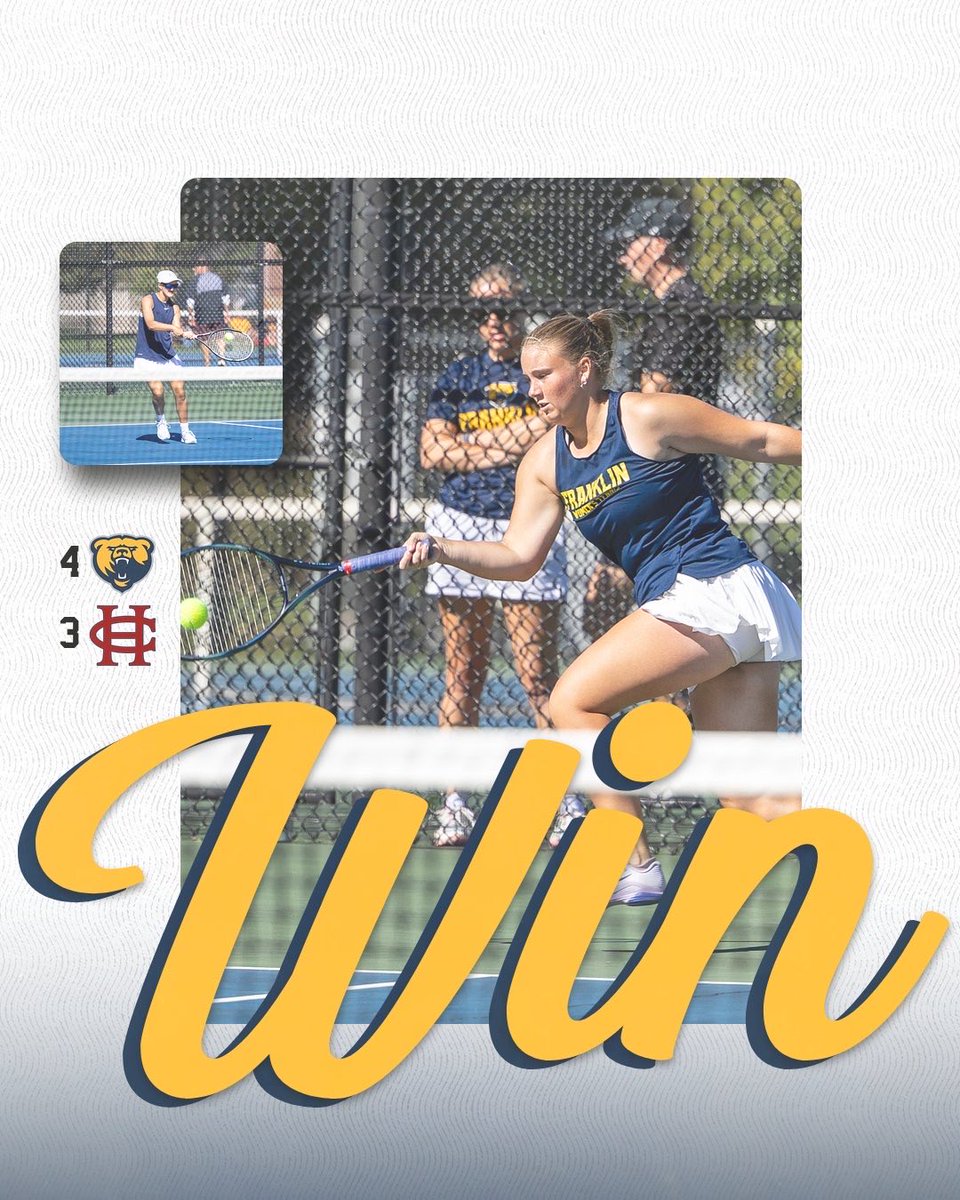 Franklin College Women's Tennis tweet media