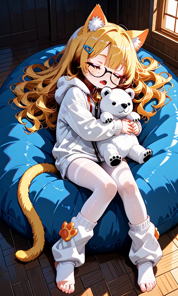 Nighty Night Kittyfans~
Going to sleep nyow~
*snuggles my bear* See ya tomorrow~
#Vtuber #LGBTQIA
