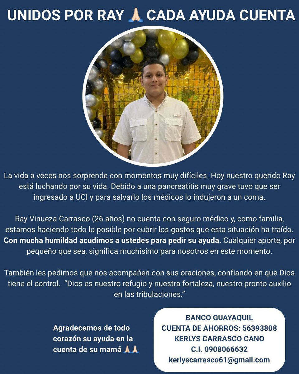 ferarregui28's tweet photo. Amigos de X, si puedes darle una ayuda a esta familia, les quedaremos muy agradecidos. Todo suma, incluso un RT y compartiendo esta imagen a sus conocidos #Ecuador #Guayaquil https://t.co/cbPKXFxkQj