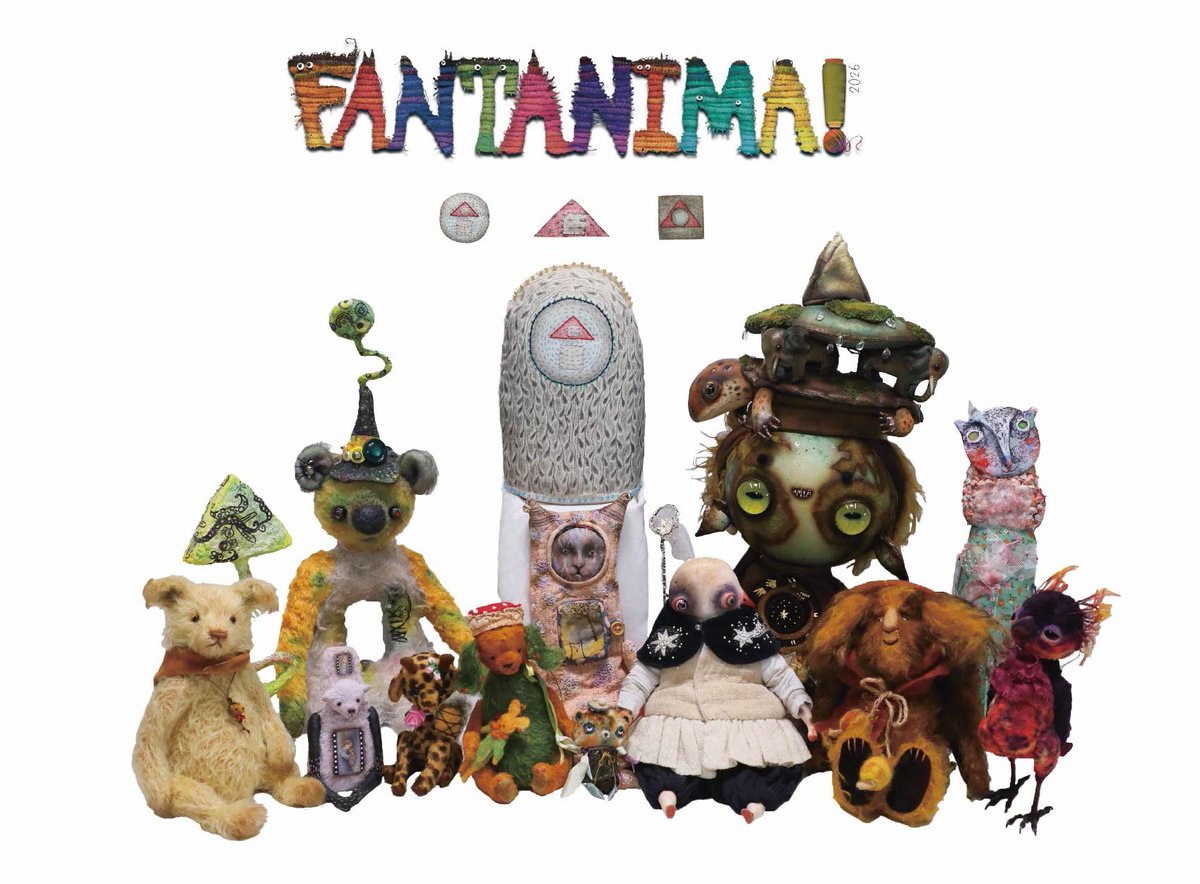 今年のFANTANIMA!のオールスターズが勢揃いしました！
会場美術テーマは○△□。
作品はこのテーマに沿う必要はないのですがあえて挑戦してくれた作品に目を見張ります。
形の原点は可愛らしさの原点ということでしょうか。
作家の方々からも続々と新着情報や作品が届いています。
公式サイト準備中❗