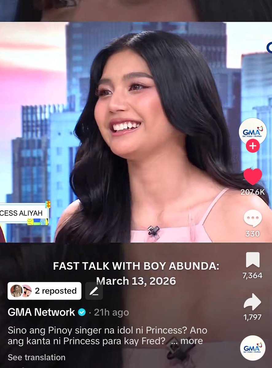 gummycess's tweet photo. princess' fast talk interview has over 2.2M views and 200k likes in less than 24 hours 👏 oh princess the people love you https://t.co/6FAOqBKvoe