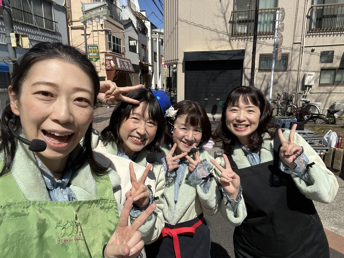 さあ！
梅あるかなぁ？
ステージです！！
#帰ってきたキューピッドガールズ
#キラキラ橘商店街