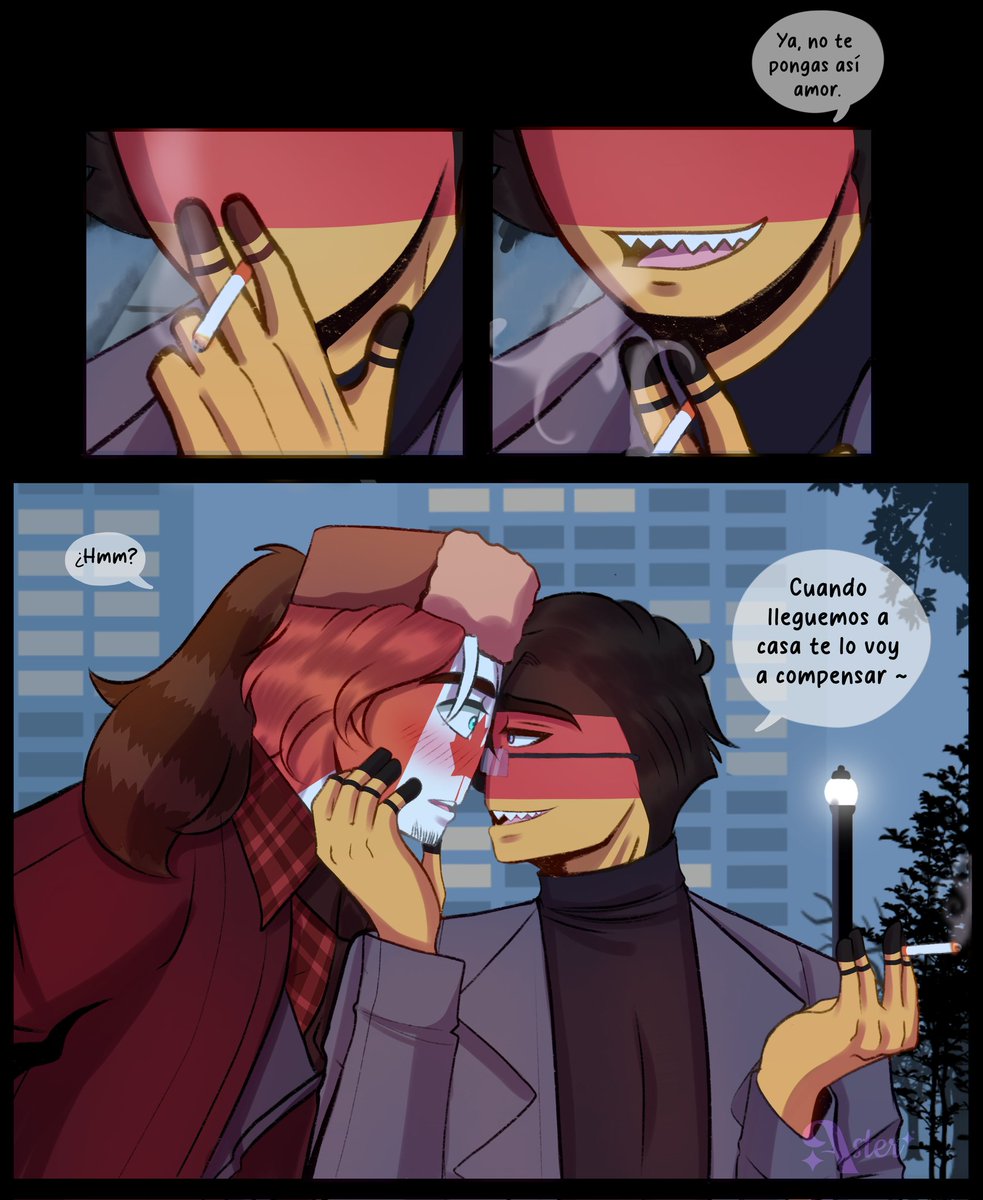 Allá imagínense con que lo compensó jshs 🇨🇦x🇩🇪

#countryhumans #countryhumanscanada
#countryhumansgermany
