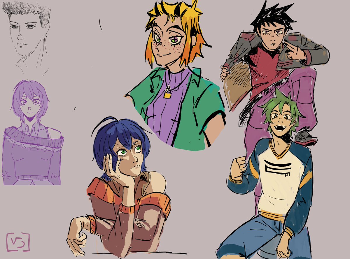 Ryv3nn's tweet photo. dibujando a oc´s aunque las paletas de colores las tengo que ir arreglando https://t.co/ZK2nLumXue