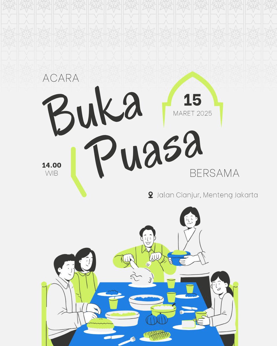 ️️️
️️️
BUKA PUASA BERSAMA PXM 
Minggu, 15 Maret 2026 
️️️
️️️