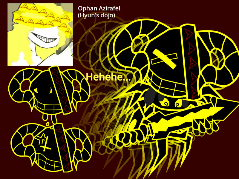 TaxesDave's tweet photo. did i cook
also yes Ophan Azirafel as roaring knight
#hyunsdojo
#stickman
#stickfigure
#deltarunespoilers 
#roaringfraud https://t.co/xvcrxsIPKG