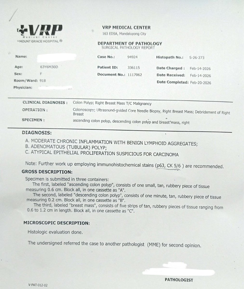 softfornasejun's tweet photo. the ff below are the running bill, clinical abstract, biopsy result: https://t.co/rJ3G3MP0SE