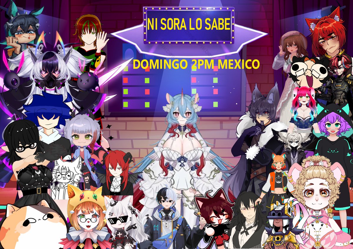VtuberSoraFire's tweet photo. Si como lo leen Mañana 
DOMINGO 15 DE MARZO. A las 2pm Hora Mexico
Sera la Tercera edición de NI SORA LO SABE!
Esta vez con mas caos que nunca. 
Muchas gracias a los participantes.
Y AHI LOS ESPERAMOS https://t.co/W85pTrPqGG