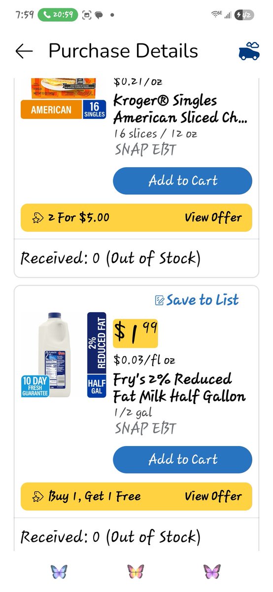 mariare70's tweet photo. @Instacart so you don't take responsibility for your shoppers ripping people off! Charles O is the shopper/driver. Tell me how did he mark all of my items as out of stock and then grocery shop for himself? All the first pictures are my actual order once you get to his everything https://t.co/SwIgyCJdzt