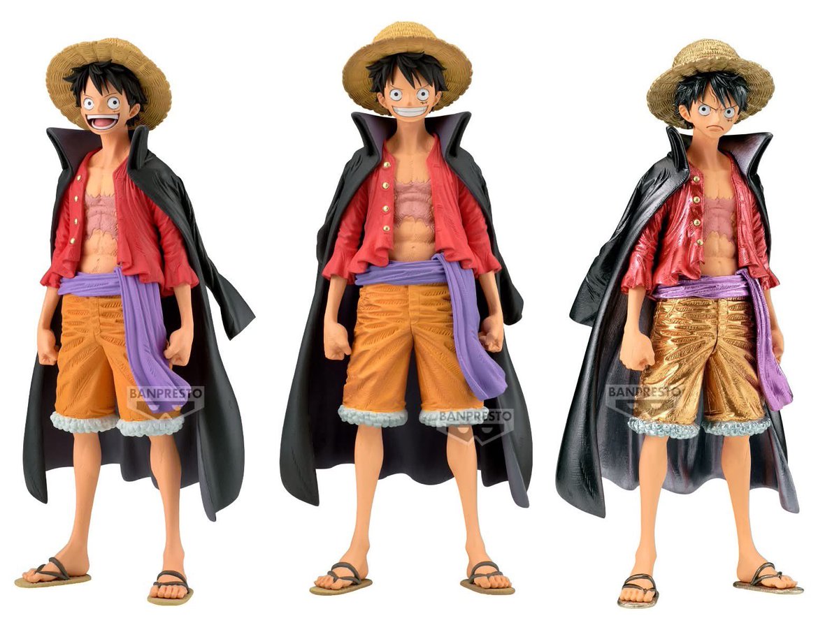 ONE PIECE バンプレくじpremium4体セット バンプレくじPREMIUM×SMSP等】 バンプレくじロジャーをセンターに コミック・アニメ