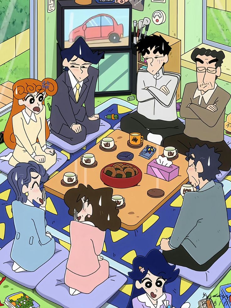 ShrukunaX's tweet image. Do y'll know this family? #shinchan #nobara #shinchanmemes #shinchananime #animememes