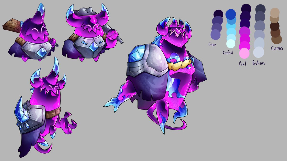 tcrowller's tweet image. Bueno gente, en lo que sigo con los ultimos dibujos del reto, hoy traigo algo de lo viejo en mi pc, tiene un par de años aunque nunca lo publique, usualmente me gusta dibujar creaturas cómo si estuviera haciendo un monster-tamer, un RPG o asi :&amp;gt;
#digitalarts #creatures #original